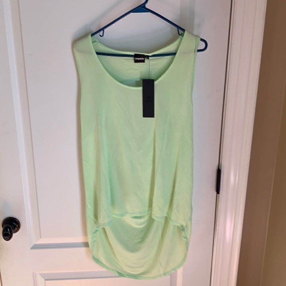 New Mono B mint green cutout back booty coverage